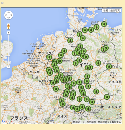 german christmas map ドイツ・クリスマスマーケットの場所がすぐ分かる！クリスマスマップが便利！