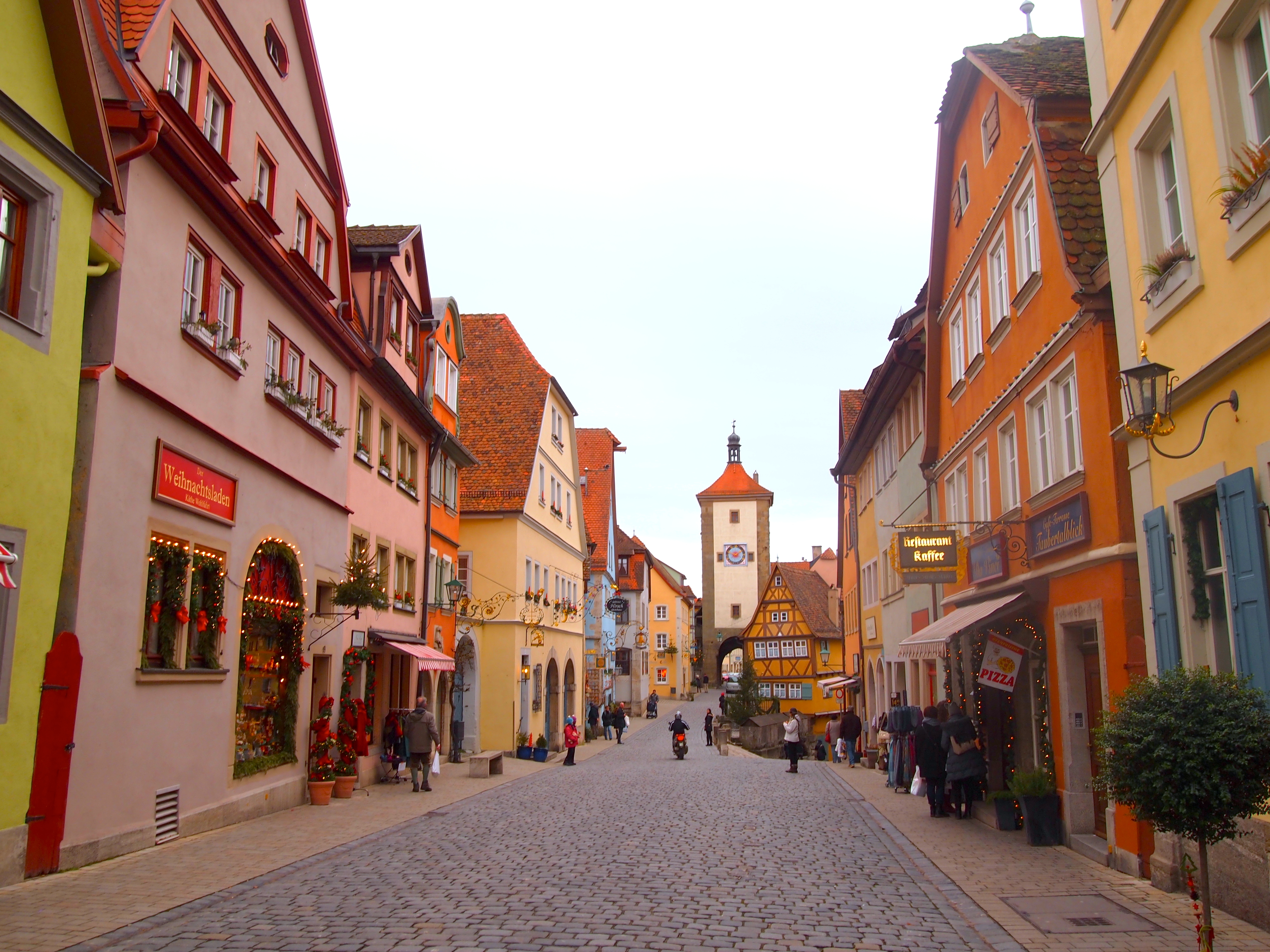 中世の風景が残る南ドイツの街ローテンブルク