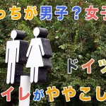 ドイツのトイレ分かりづらい問題！Damenって女子トイレなの？